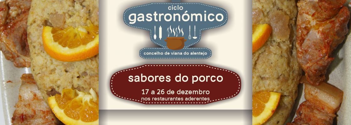 “Sabores do Porco” nos restaurantes do concelho de Viana em dezembro