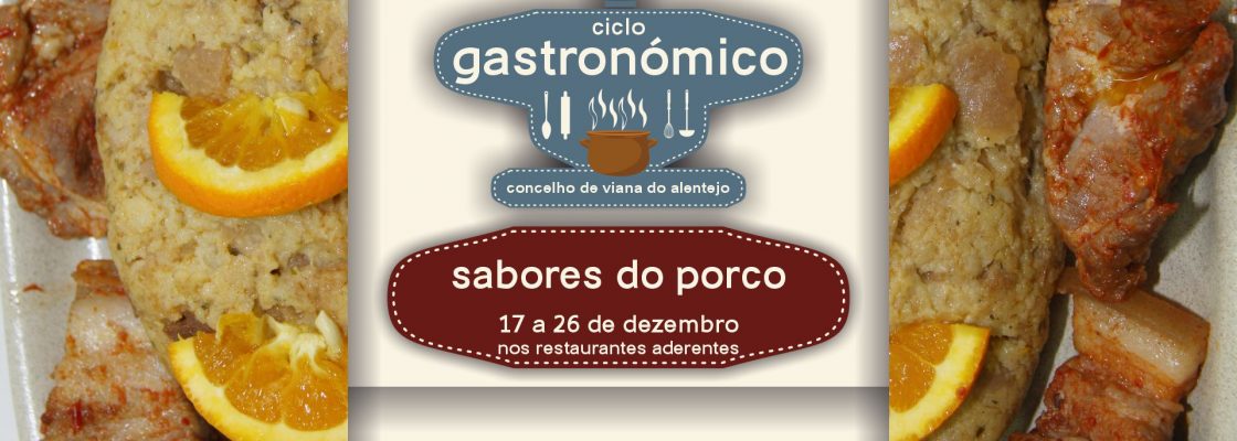 Ciclo Gastronómico – Sabores do Porco