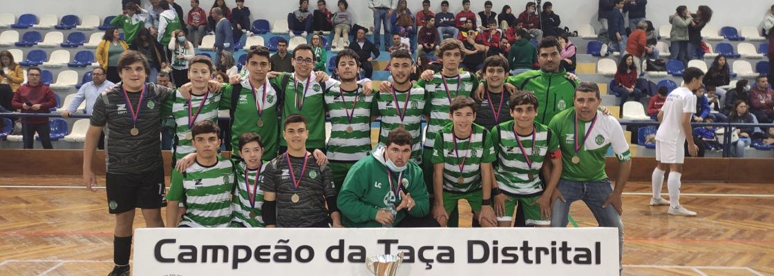 Sporting de Viana é campeão da Taça Distrital de iniciados e juvenis em futsal