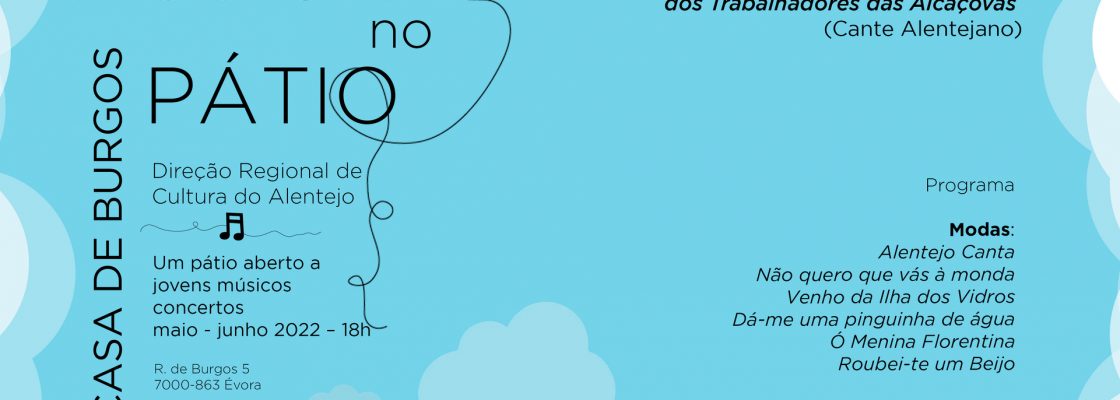 Grupo Coral Juvenil dos Trabalhadores de Alcáçovas presente na 4ª edição do “Música no P...