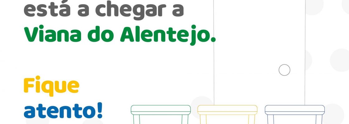 A recolha de reciclagem porta a porta está a chegar a Viana do Alentejo