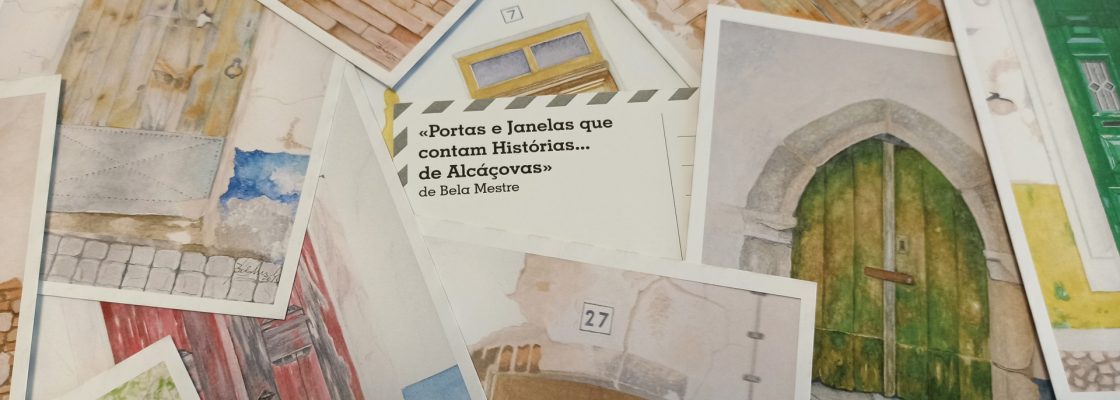 Portas e janelas de Alcáçovas em postais