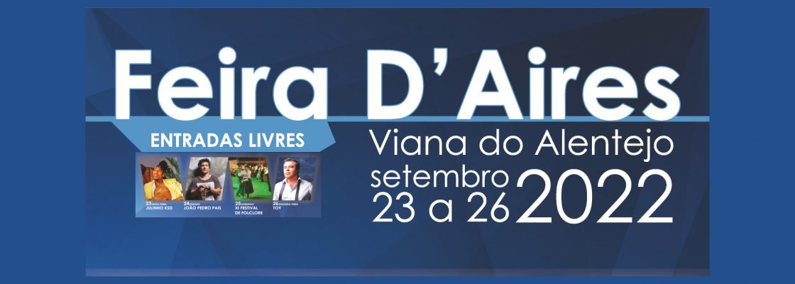 Julinho KSD, João Pedro Pais e Toy na Feira D’Aires 2022