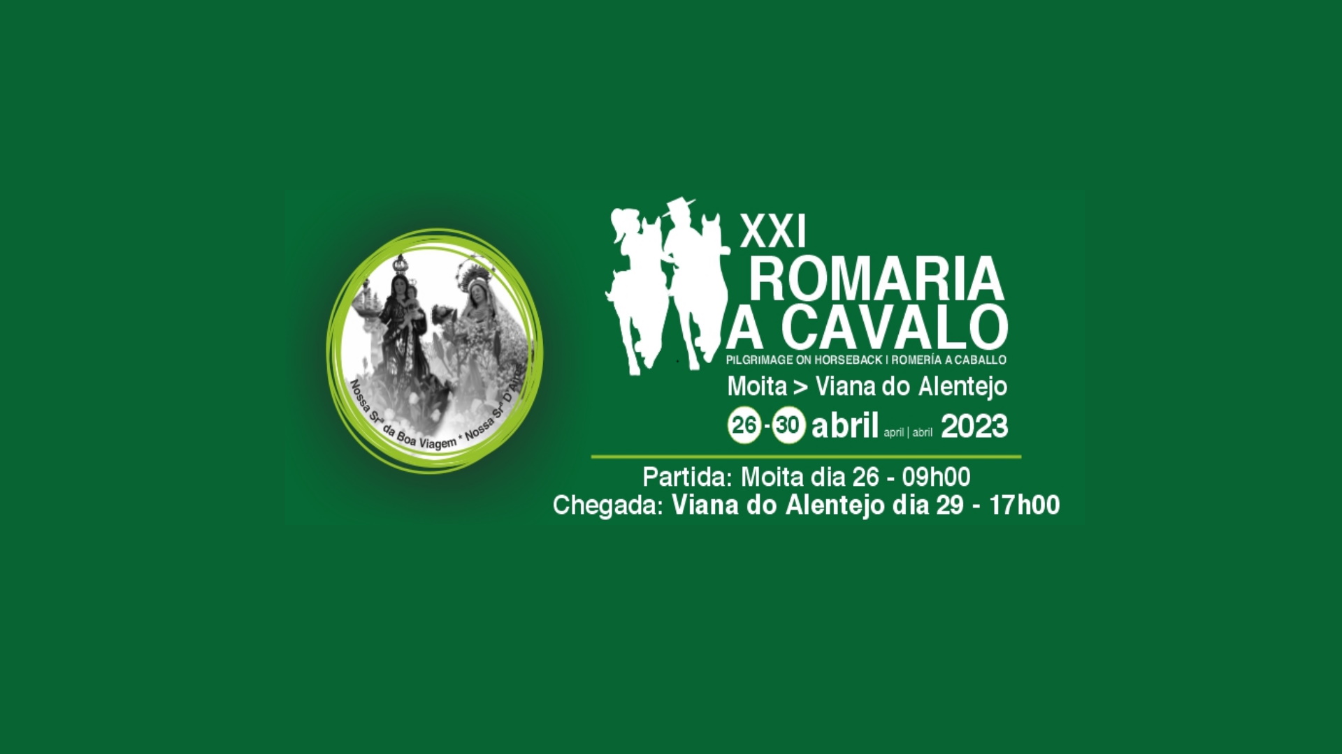 XXI Romaria a Cavalo – Moita > Viana do Alentejo