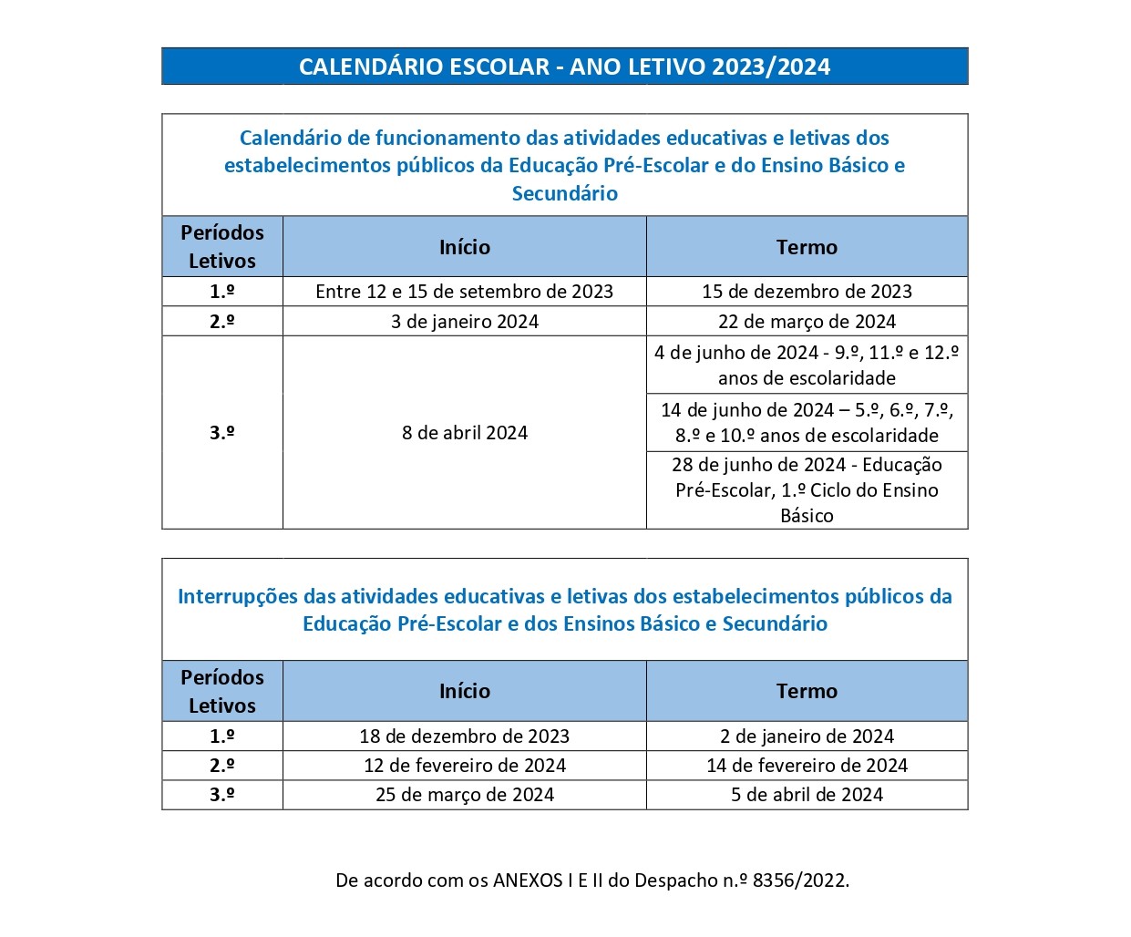 AVISO N.º 01 – 2018/2019 – CONTRATAÇÃO DE ESCOLA – HORÁRIO Nº 13