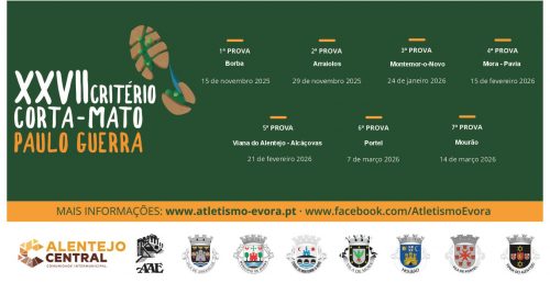 Alcáçovas palco da 5ª prova do Critério Corta-Mato Paulo Guerra