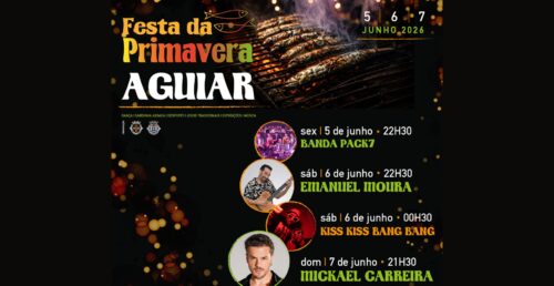 Emanuel Moura e Mickael Carreira na Festa da Primavera em Aguiar